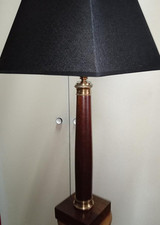 Lampada tavolo legno usato  Italia