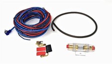 Używany, Wzmacniacz samochodowy Subwoofer Zestaw lutownic 1500W z kablem RCA 5m, bezpiecznik na sprzedaż  PL