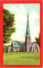 Cartão postal da Igreja Anglicana de São Jorge, OWEN SOUND, Ontário, Canadá comprar usado  Enviando para Brazil