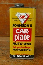 1950 Johnson’s placa de carro vintage lata de cera automotiva propaganda diamante comprar usado  Enviando para Brazil