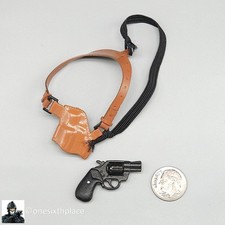 Pistola de revólver esnobe escala 1:6 BBI metal .38 com coldre de ombro para bonecos de 12" comprar usado  Enviando para Brazil