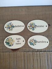 Lot plaques porte d'occasion  Palinges