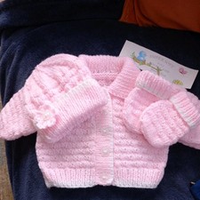 hand knitted baby sets for sale hand knitted baby sets for sale NUNEATON