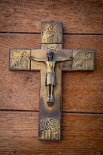 Antique wooden brass for sale  FERNDOWN