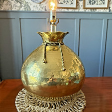 Hammered brass lamp for sale  Humboldt