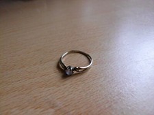 Goldring hellem stein gebraucht kaufen  Rotenburg a. d. Fulda