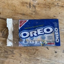 Vintage Oreo Cookie Bag Junk Food Anos 90 Vazio Nabisco Foodie Divertido Tamanho Doces comprar usado  Enviando para Brazil