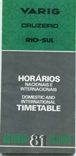 Horaire timetable varig d'occasion  Fonsorbes