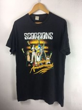 Camiseta unissex preta reimpressão Scorpions Savage Amusement Tour P-5XL KH6520 comprar usado  Enviando para Brazil