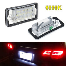 Para Audi A3 8P 2004-2009 LED branco cauda placa de matrícula placa lâmpada sem erro comprar usado  Enviando para Brazil
