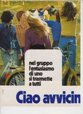Advertising pubblicità piaggi usato  Solbiate Arno