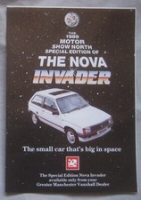 1989 vauxhall nova for sale  DARWEN