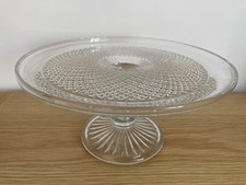Vintage glass pedestal for sale  BEDFORD