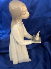 Statuina donna porcellana usato  Spedire a Italy