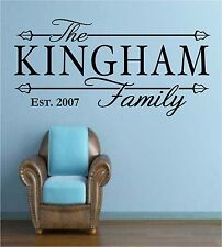 Personalised family name for sale Personalised family name for sale  CRAIGAVON