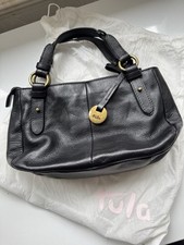 Tula black leather for sale  HUDDERSFIELD