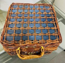 Picknickkorb weide blau gebraucht kaufen  Essen