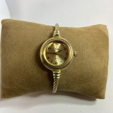 Relógio feminino dourado quartzo tom dourado analógico tamanho 5,5" – Nova bateria comprar usado  Enviando para Brazil