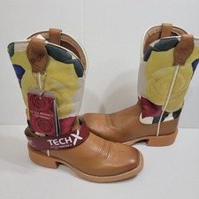 RARO! Botas ocidentais indianas Twisted X femininas amarelo rosa bronzeado WXTR003 tamanho 8 B NOVAS comprar usado  Enviando para Brazil