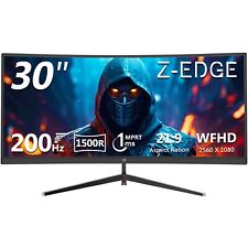Monitor para jogos curvo Z-EDGE 30" 21:9 UWFHD 2560x1080 200Hz 1ms, HDMI x2, DP x2 comprar usado  Enviando para Brazil
