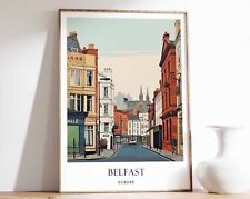 Belfast poster northern for sale  MANCHESTER