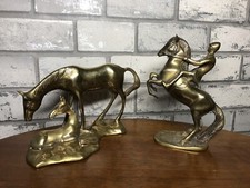 Vintage brass horse for sale  GLASGOW