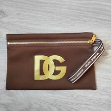 Dolce & Gabbana Made In Italy Brown Gold Beachwear Resort Pochette Bag  na sprzedaż  Wysyłka do Poland