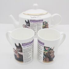 Racing post teapot for sale  LEEDS