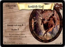 Jogo de cartas colecionáveis Wizards Harry Potter (2001) criatura veada escocesa nº 103 comprar usado  Enviando para Brazil