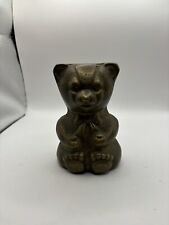 COFRE/BANCO/CAIXA DE DINHEIRO VINTAGE BRONZE FUNDIDO NOVIDADE URSO DE PELÚCIA 6”, usado comprar usado  Enviando para Brazil