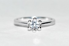 White sapphire ring for sale  HUNTINGDON