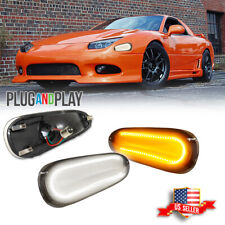 Frente Fumê Switchback Led Drl Luz De Sinal De Canto Para 94-98 Mitsubishi 3000GT, usado comprar usado  Enviando para Brazil