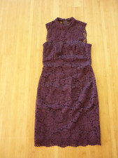 Spitzenkleid lila brombeer gebraucht kaufen  Deutschland