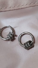 Orecchini acciaio donna usato  Roma