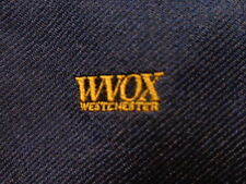WVOX RADIO WESTCHESTER BRONX NEW YORK ~ VINTAGE ANOS 80 ~ CAMISA SOCIAL MASCULINA GRAVATA ~ 56" comprar usado  Enviando para Brazil