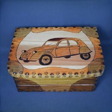 Boîte bois artisanale d'occasion  Ribemont