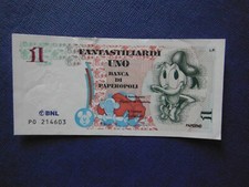 Biglietto pubblicitario bnl usato  Italia