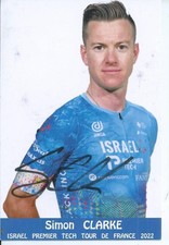 Cyclisme autographe clarke d'occasion  Cléguer