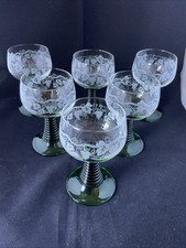 Green ribbed stem for sale  MANCHESTER