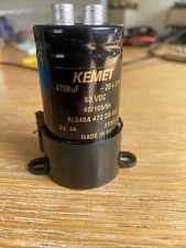 Kemet 4700uf 63vdc for sale  ABERDEEN