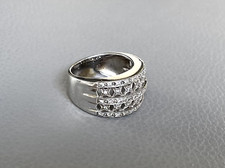 Bague blanc18 carats d'occasion  Montrouge
