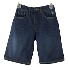 Bermuda jeans polo Assn EUA / juvenil tamanho 10 / azul 100% algodão comprar usado  Enviando para Brazil