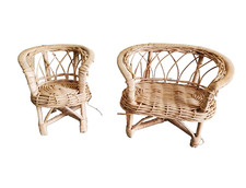 Wicker rattan garden d'occasion  Expédié en Belgium