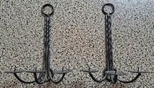 Pair wrought iron for sale  NEWHAVEN