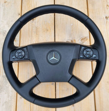 Volante preto de couro novo Mercedes Atego Actros Freightliner caminhão caminhão comprar usado Volante preto de couro novo Mercedes Atego Actros Freightliner caminhão caminhão comprar usado  Enviando para Brazil