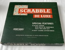 Scrabble deluxe vintage for sale  WARRINGTON