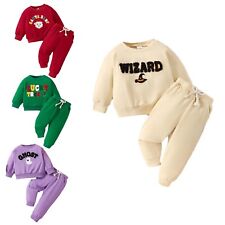 Conjunto de roupas de outono para bebês meninos meninas calça de moletom infantil moletom bonito comprar usado  Enviando para Brazil