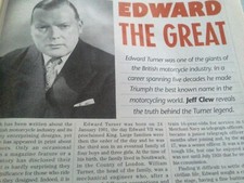 Edward turner triumph for sale  BRIGHTON