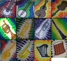 Camisa Tie Dye ADULTO feita à mão MÚSICA - BATERIA SAXOFONE TROMPETE VIOLINO/VIOLINO BANJO comprar usado  Enviando para Brazil