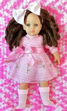 Boneca Geli em perfeito estado! Cabelo lindo, cachos abundantes muito macios! 15 pol comprar usado  Enviando para Brazil